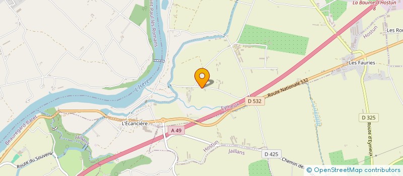 localisation de l'entreprise MONSIEUR MAURICE LIBAT  BAUME-D HOSTUN (LA)