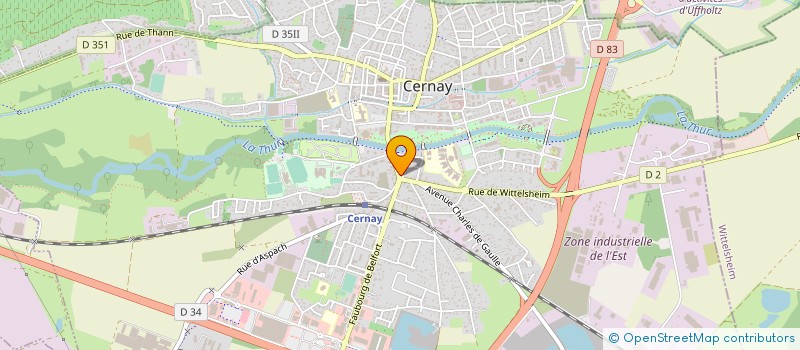 localisation de l'entreprise MONSIEUR MAURICE LIERMANN à CERNAY