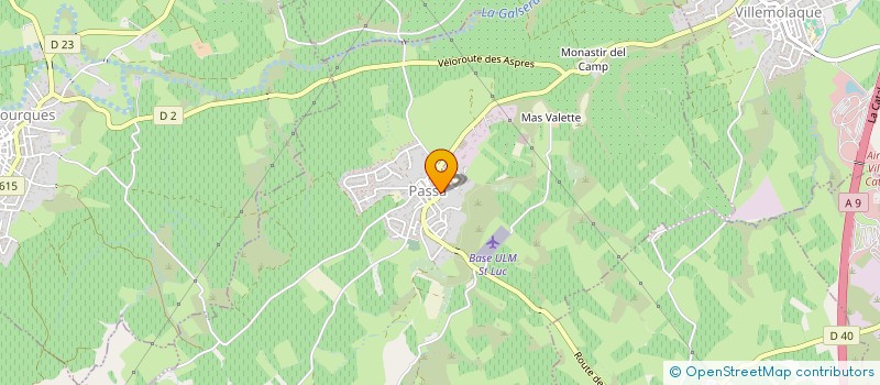 localisation de l'entreprise MONSIEUR MAURICE LLAURO  PASSA