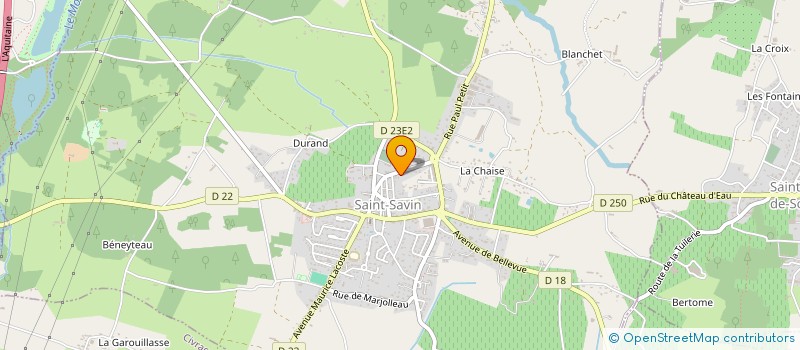 localisation de l'entreprise MONSIEUR MAURICE LO CRASTO  SAINT-SAVIN