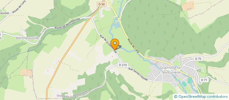 localisation de l'entreprise MONSIEUR MAURICE LOIZEL  GRAINVILLE-LA-TEINTURIERE