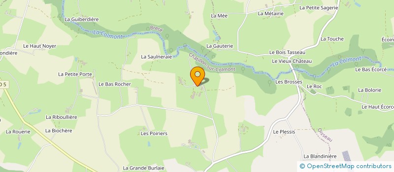 localisation de l'entreprise MONSIEUR MAURICE MADLON à CHATILLON-SUR-COLMONT