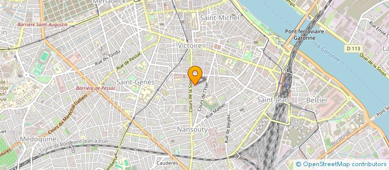 localisation de l'entreprise MONSIEUR MAURICE MAGAT  BORDEAUX