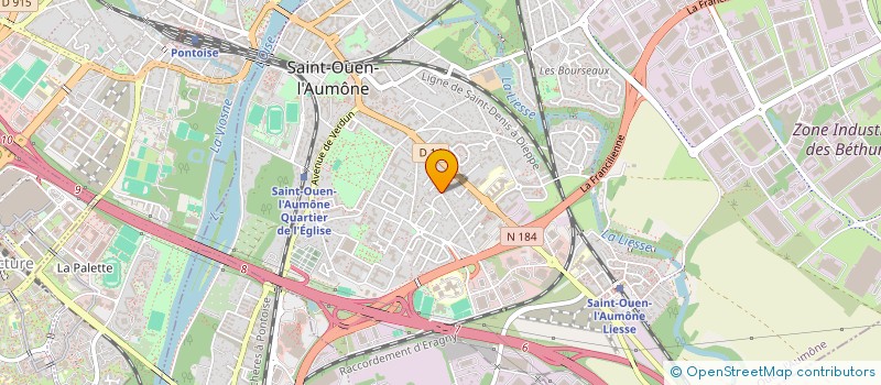 localisation de l'entreprise MONSIEUR MAURICE MAGNAN à SAINT-OUEN-L'AUMONE