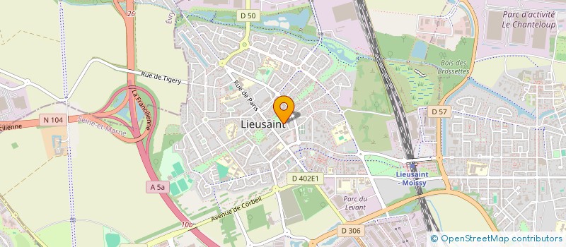 localisation de l'entreprise MONSIEUR MAURICE MAGUENDIRANE  LIEUSAINT