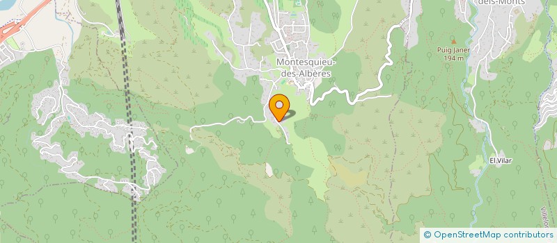 localisation de l'entreprise MONSIEUR MAURICE MAHE  LAROQUE-DES-ALBERES