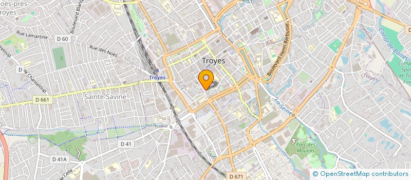 localisation de l'entreprise MONSIEUR MAURICE MALTERRE à TROYES