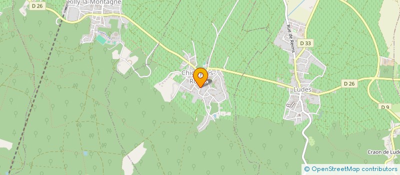 localisation de l'entreprise MONSIEUR MAURICE MANIER  CHIGNY-LES-ROSES