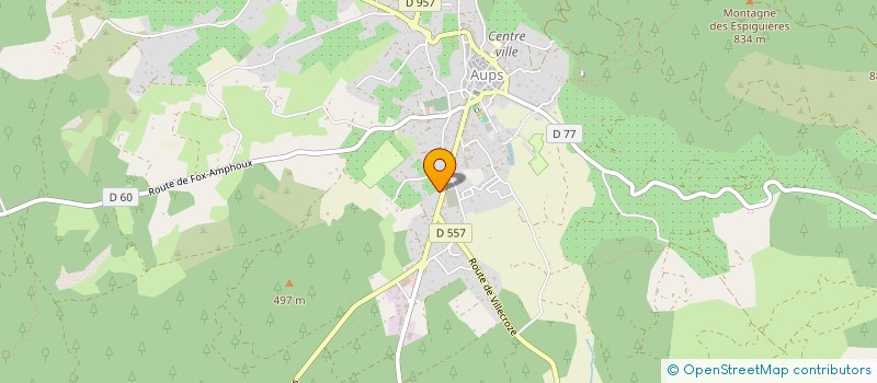 localisation de l'entreprise MONSIEUR MAURICE MANTET à AUPS
