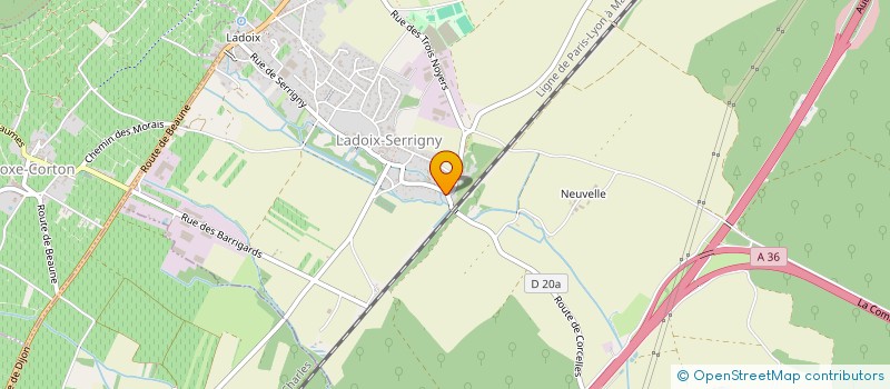 localisation de l'entreprise MONSIEUR MAURICE MARATRAY  LADOIX-SERRIGNY