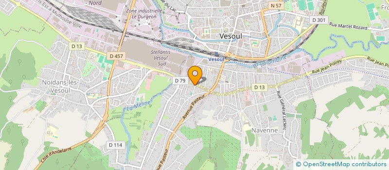 localisation de l'entreprise MONSIEUR MAURICE MARCHE  ECHENOZ-LA-MELINE