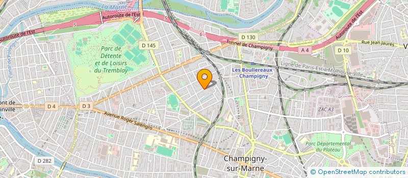 localisation de l'entreprise MONSIEUR MAURICE MARECHAL à CHAMPIGNY-SUR-MARNE