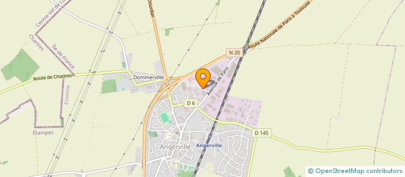 localisation de l'entreprise MONSIEUR MAURICE MARIN  ANGERVILLE