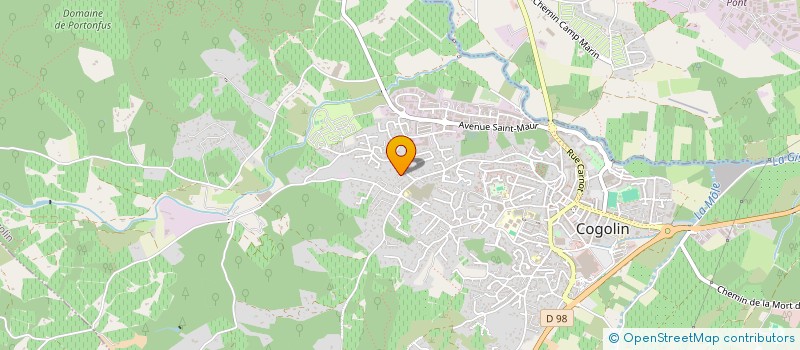 localisation de l'entreprise MONSIEUR MAURICE MAROQUESNE à COGOLIN