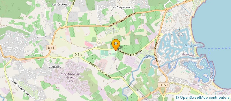 localisation de l'entreprise MONSIEUR MAURICE MARTH à GRIMAUD