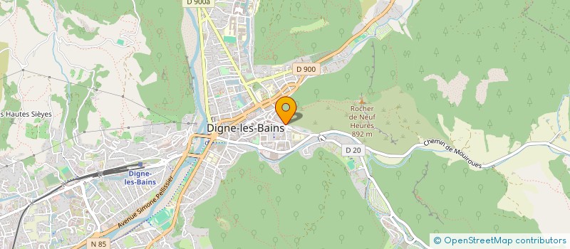 localisation de l'entreprise MONSIEUR MAURICE MARTIN  DIGNE-LES-BAINS