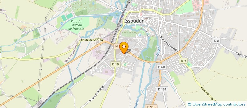 localisation de l'entreprise MONSIEUR MAURICE MARTIN à ISSOUDUN