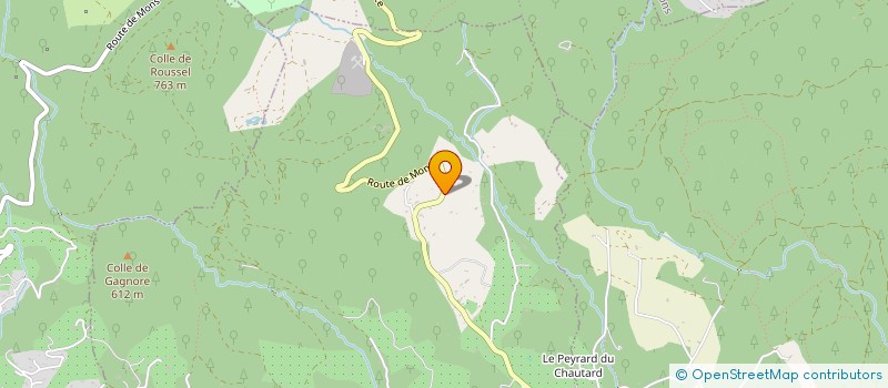 localisation de l'entreprise MONSIEUR MAURICE MARTRON  FAYENCE