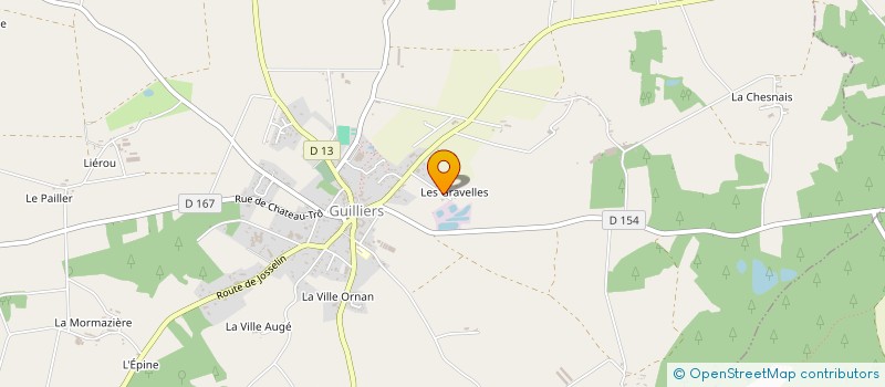 localisation de l'entreprise MONSIEUR MAURICE MASSIEU à GUILLIERS