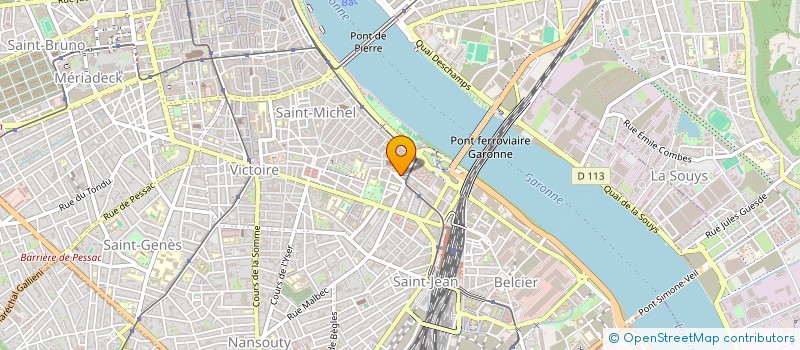 localisation de l'entreprise MONSIEUR MAURICE MASSIP  BORDEAUX