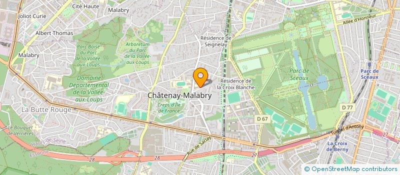 localisation de l'entreprise MONSIEUR MAURICE MASSON à CHATENAY-MALABRY