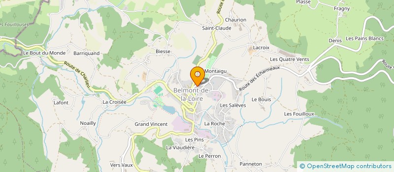 localisation de l'entreprise MONSIEUR MAURICE MATRAY à BELMONT-DE-LA-LOIRE