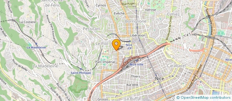 localisation de l'entreprise MONSIEUR MAURICE MAUBERT  NICE