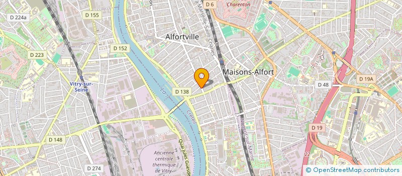localisation de l'entreprise MONSIEUR MAURICE MAUBLANC à ALFORTVILLE