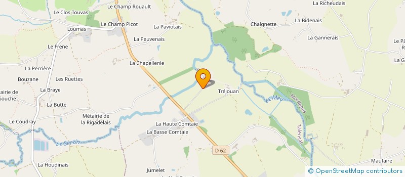 localisation de l'entreprise MONSIEUR MAURICE MAUDET à TALENSAC