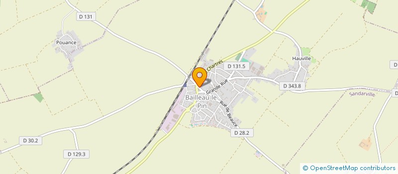localisation de l'entreprise MONSIEUR MAURICE MAUFRAIS à BAILLEAU-LE-PIN