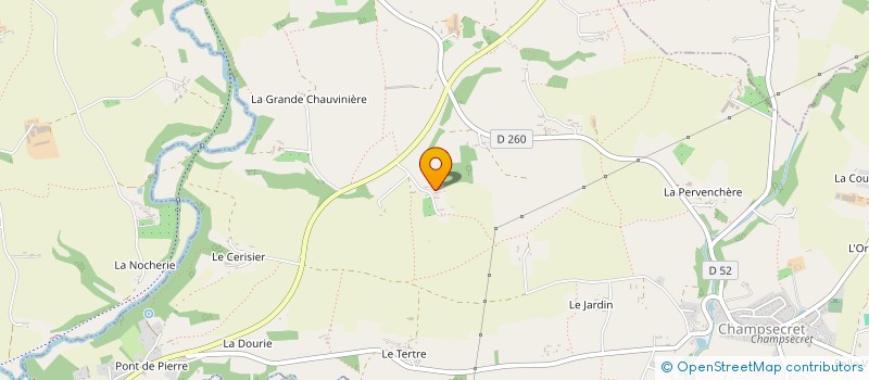 localisation de l'entreprise MONSIEUR MAURICE MAUNOURY à CHAMPSECRET