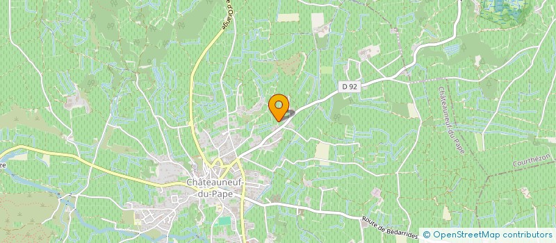 localisation de l'entreprise MONSIEUR MAURICE MAYARD  CHATEAUNEUF-DU-PAPE
