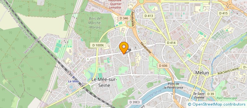 localisation de l'entreprise MONSIEUR MAURICE MAYEUR  LE MEE-SUR-SEINE