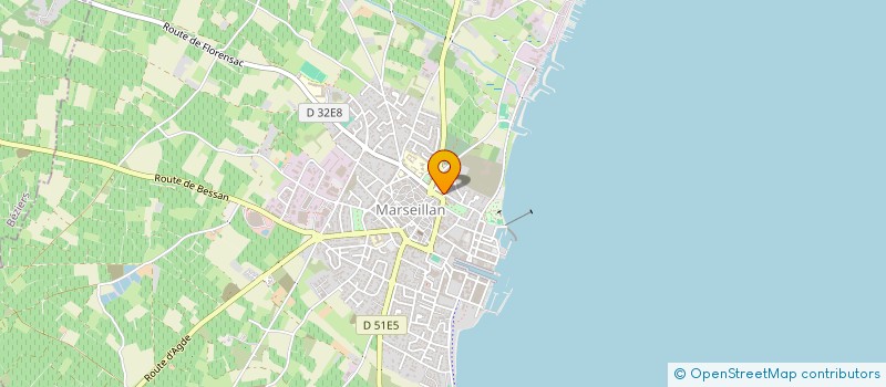 localisation de l'entreprise MONSIEUR MAURICE MAZERAN à MARSEILLAN