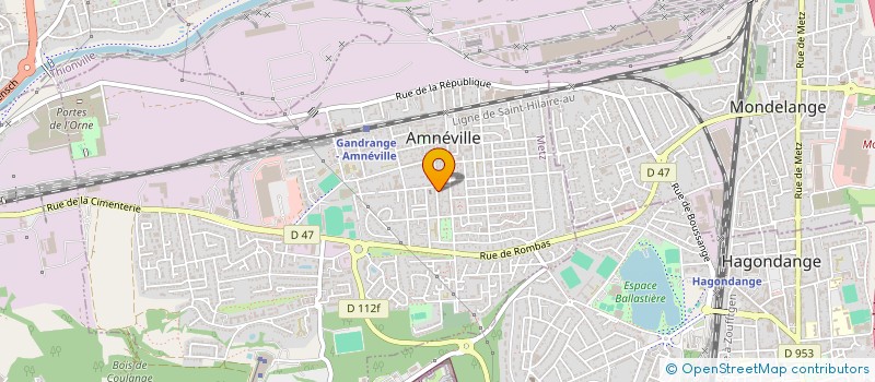 localisation de l'entreprise MONSIEUR MAURICE MEDAN  AMNEVILLE