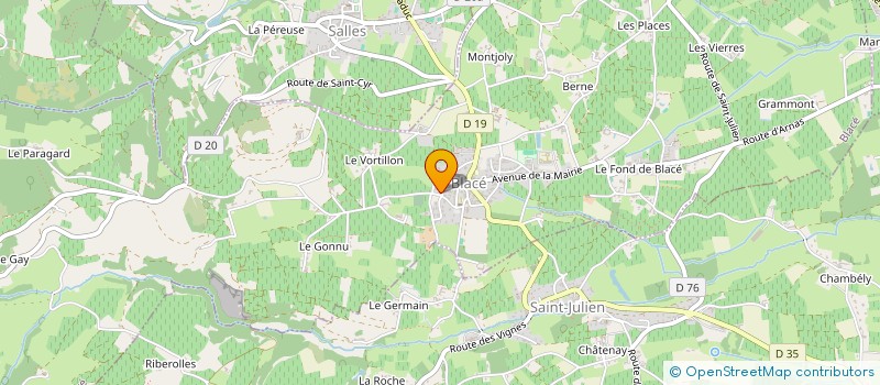 localisation de l'entreprise MONSIEUR MAURICE MEGARES  BLACE