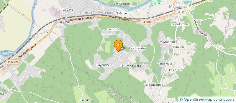 localisation de l'entreprise MONSIEUR MAURICE MELLIET à MARSAC-SUR-L'ISLE