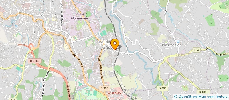 localisation de l'entreprise MONSIEUR MAURICE MENDELBAUM  GRASSE