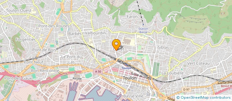 localisation de l'entreprise MONSIEUR MAURICE MENDY  TOULON