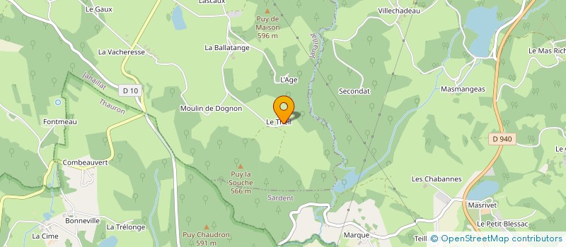 localisation de l'entreprise MONSIEUR MAURICE MERIGUET à JANAILLAT