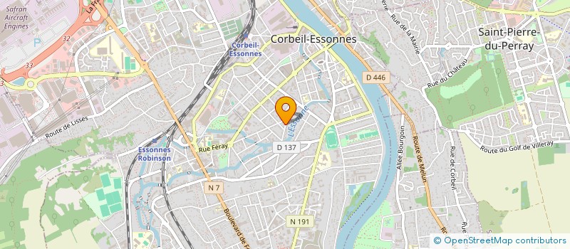localisation de l'entreprise MONSIEUR MAURICE MERIZEN à CORBEIL-ESSONNES