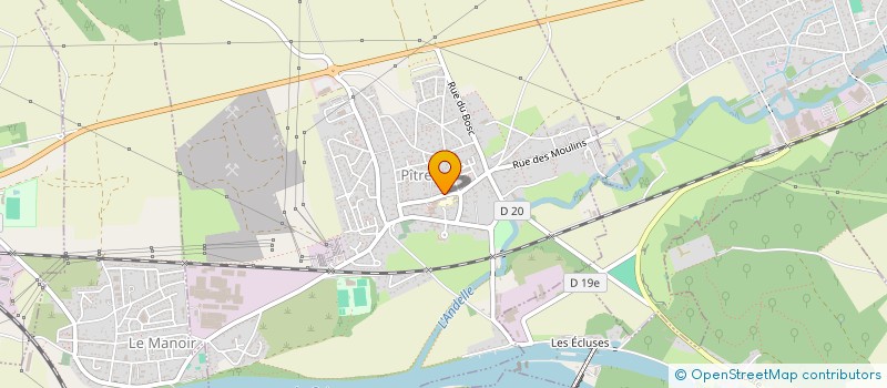 localisation de l'entreprise MONSIEUR MAURICE MESLIN  PITRES