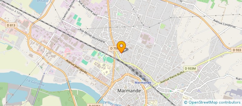 localisation de l'entreprise MONSIEUR MAURICE MESLIN à MARMANDE