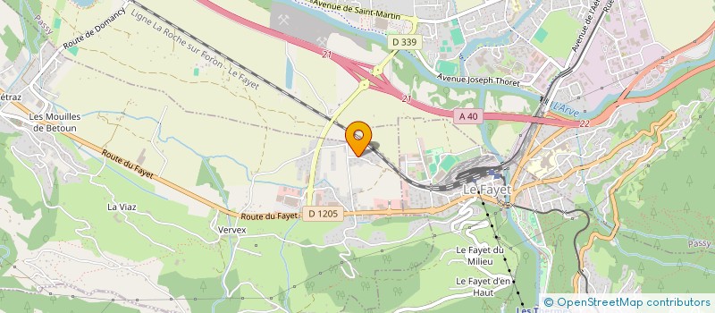 localisation de l'entreprise MONSIEUR MAURICE METRAL  DOMANCY