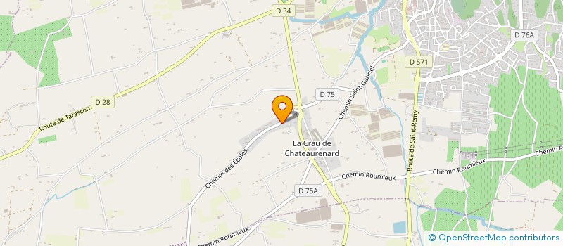 localisation de l'entreprise MONSIEUR MAURICE MEYNAUD  CHATEAURENARD