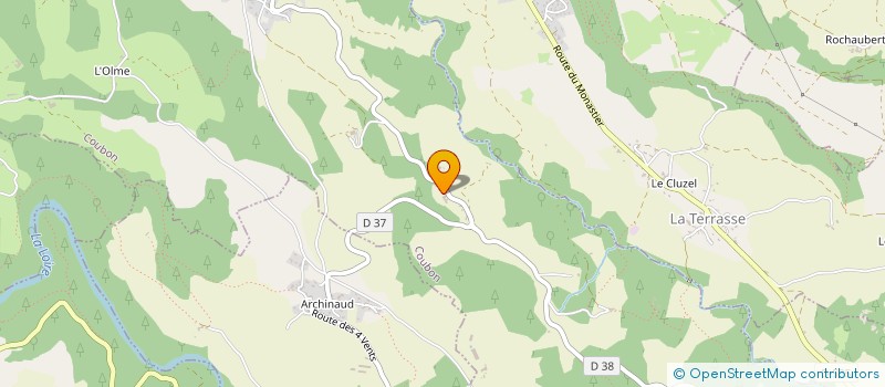 localisation de l'entreprise MONSIEUR MAURICE MIALON  COUBON