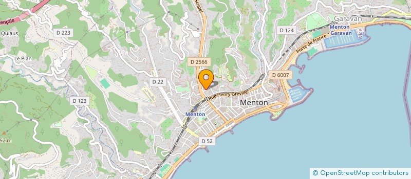 localisation de l'entreprise MONSIEUR MAURICE MICHAU à MENTON