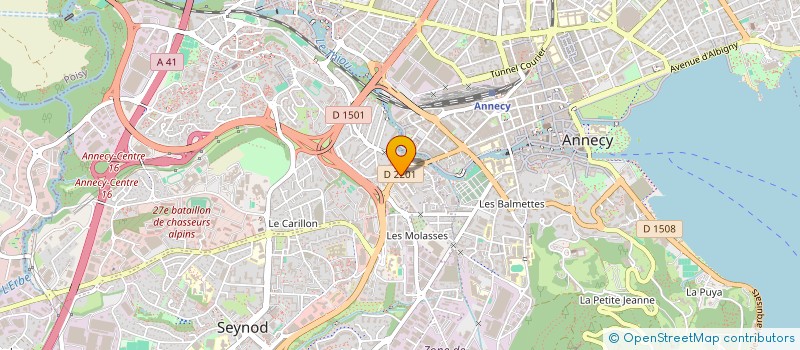 localisation de l'entreprise MONSIEUR MAURICE MICHAUD  ANNECY