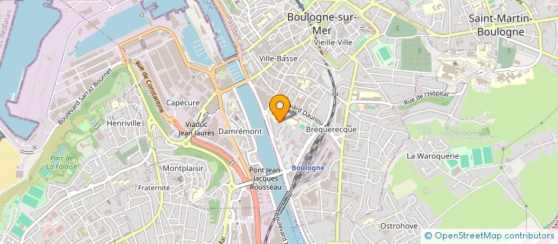 localisation de l'entreprise MONSIEUR MAURICE MILLE à BOULOGNE-SUR-MER
