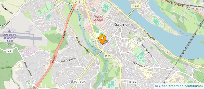 localisation de l'entreprise MONSIEUR MAURICE MINIER  SAUMUR